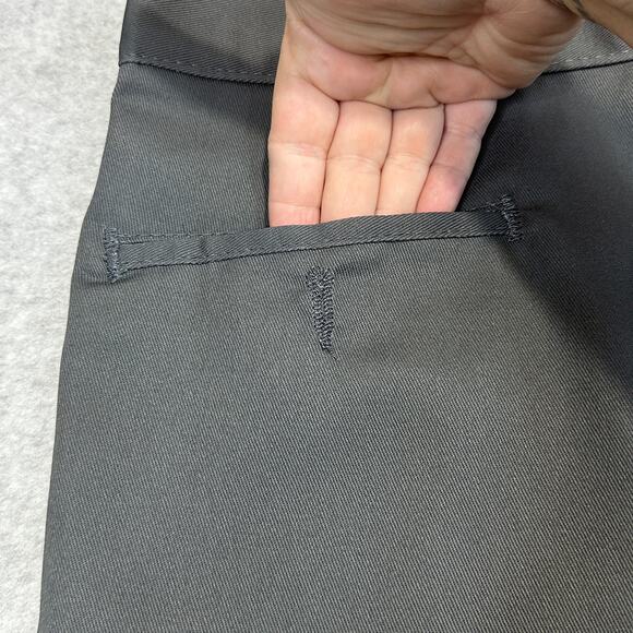 Dickies Twill Work Shorts Mens 40 Charcoal Loose Fit Wrinkle Resistant Easy Care - Picture 6 of 12